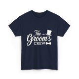 The Groom's Crew T-Shirt - Navy