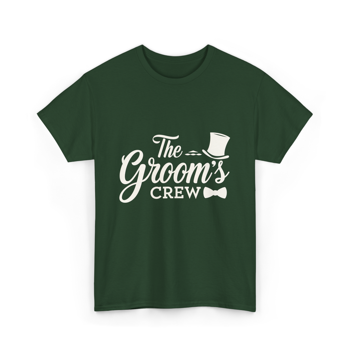 The Groom's Crew T-Shirt - Forest Green