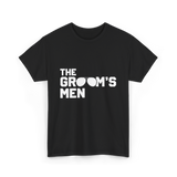 The Groom's Men Party T-Shirt - Black