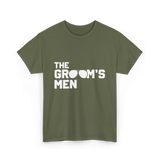 The Groom's Men Party T-Shirt - Military Green