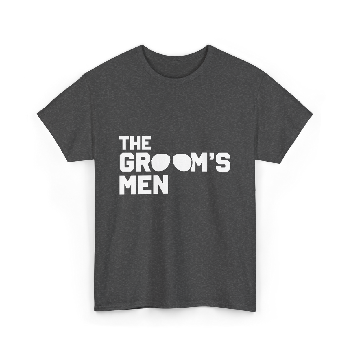 The Groom's Men Party T-Shirt - Dark Heather