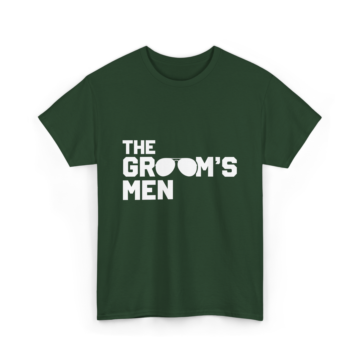 The Groom's Men Party T-Shirt - Forest Green