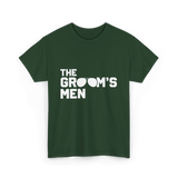 The Groom's Men Party T-Shirt - Forest Green