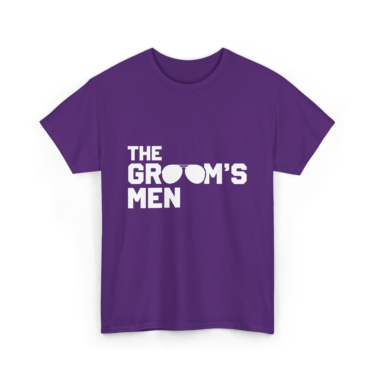 The Groom's Men Party T-Shirt - Purple