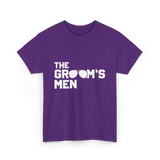 The Groom's Men Party T-Shirt - Purple