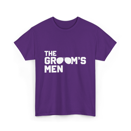 The Groom's Men Party T-Shirt - Purple