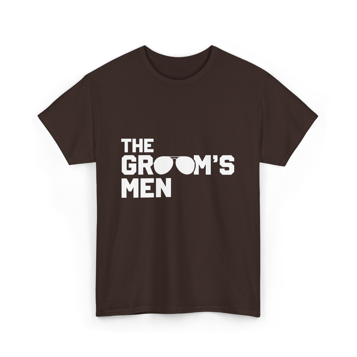 The Groom's Men Party T-Shirt - Dark Chocolate