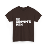 The Groom's Men Party T-Shirt - Dark Chocolate