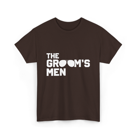 The Groom's Men Party T-Shirt - Dark Chocolate