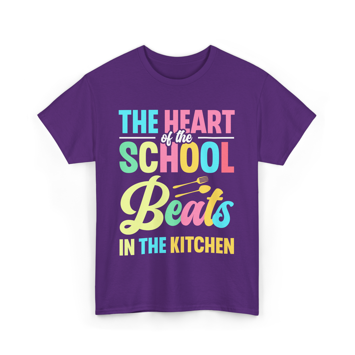 The Heart of the School Kitchen T-Shirt - Purple