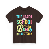 The Heart of the School Kitchen T-Shirt - Dark Chocolate