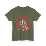 The Legend Has Retired Firefighter T-Shirt - Military Green