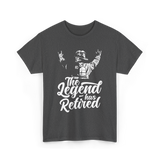 The Legend has Retired Firefighter T-Shirt - Dark Heather