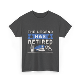 The Legend Has Retired Retirement T-Shirt - Dark Heather