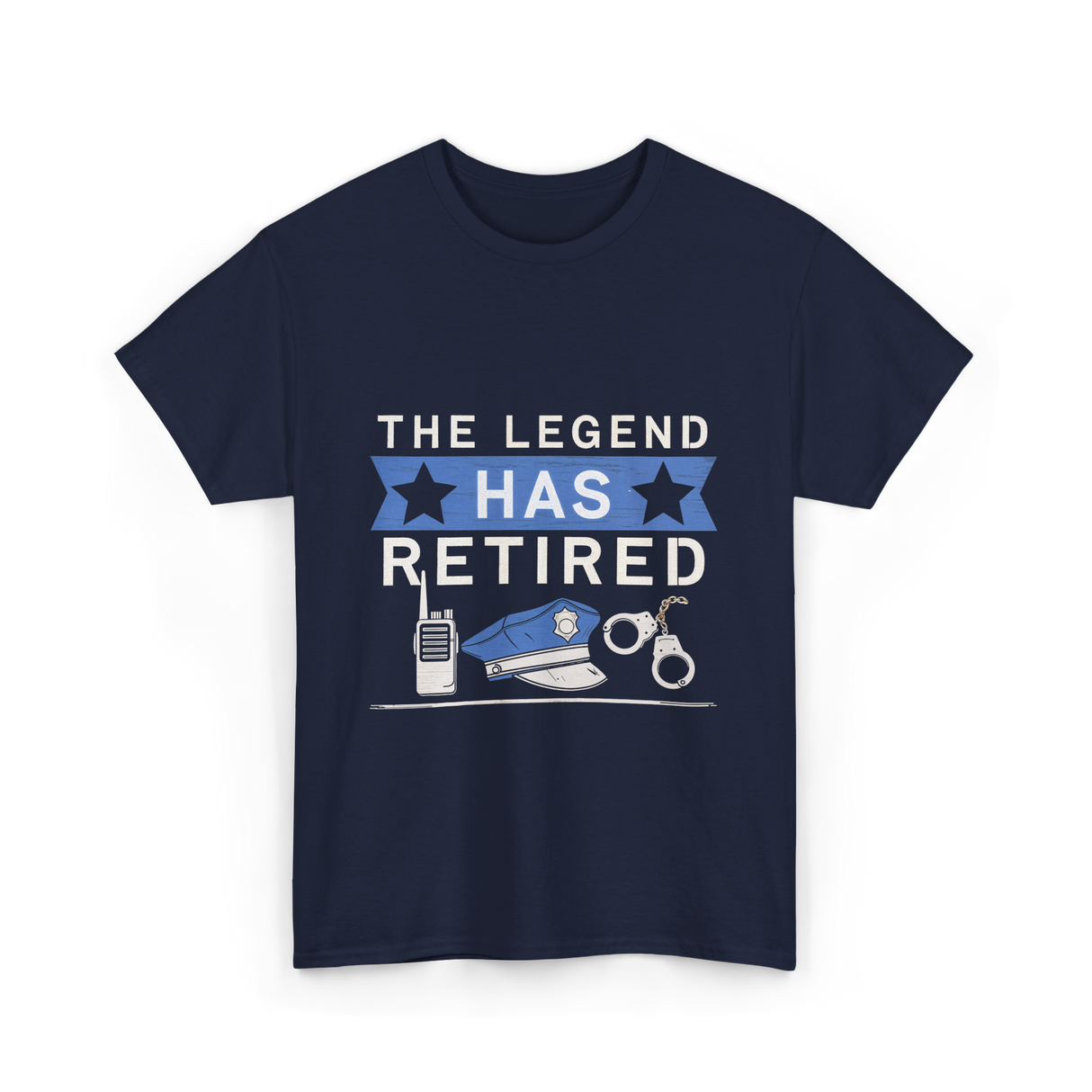 The Legend Has Retired Retirement T-Shirt - Navy