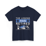 The Legend Has Retired Retirement T-Shirt - Navy