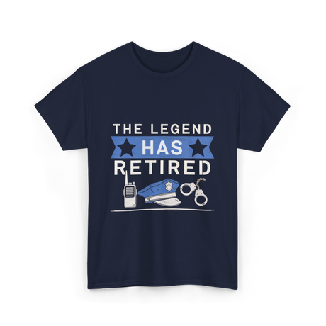 The Legend Has Retired Retirement T-Shirt - Navy