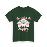 The Lord is My Shepherd Bible T-Shirt - Forest Green