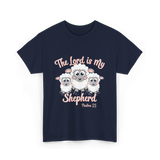 The Lord is My Shepherd Bible T-Shirt - Navy