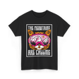 The Meowtains Are Calling Cat Skiing T-Shirt - Black