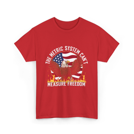 The Metric System Measure Freedom T-Shirt - Red