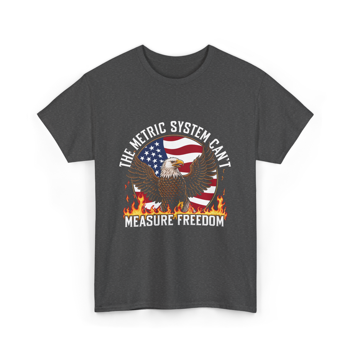 The Metric System Measure Freedom T-Shirt - Dark Heather