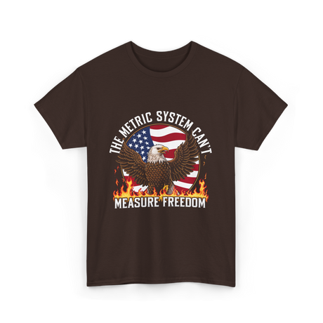 The Metric System Measure Freedom T-Shirt - Dark Chocolate