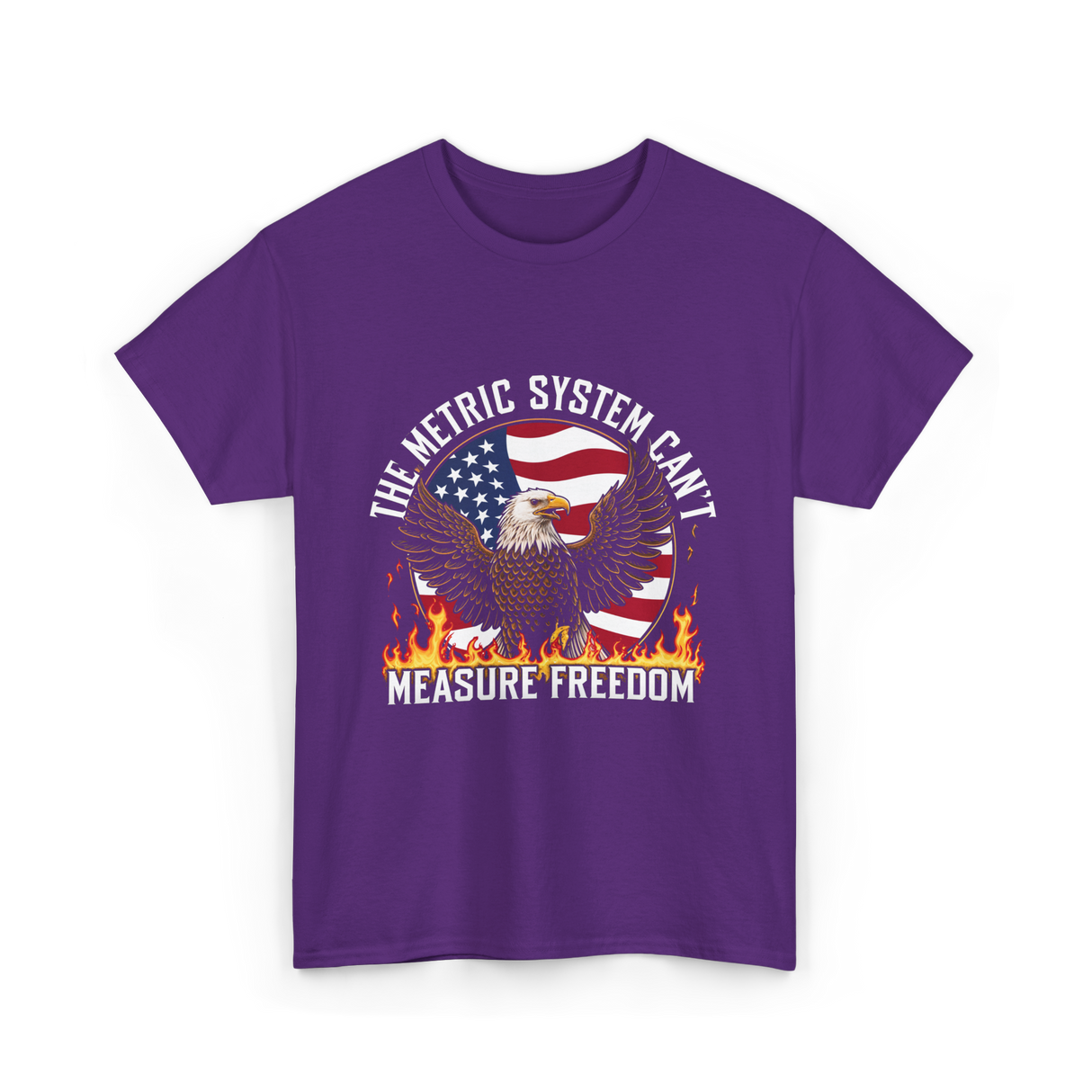 The Metric System Measure Freedom T-Shirt - Purple