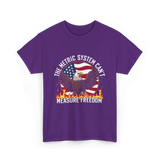 The Metric System Measure Freedom T-Shirt - Purple