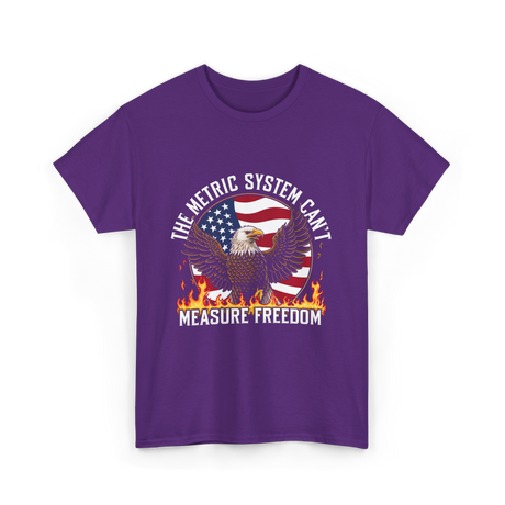 The Metric System Measure Freedom T-Shirt - Purple