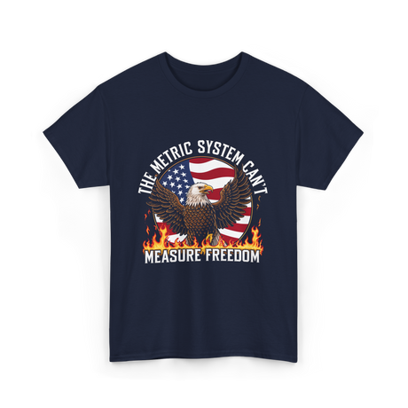 The Metric System Measure Freedom T-Shirt - Navy