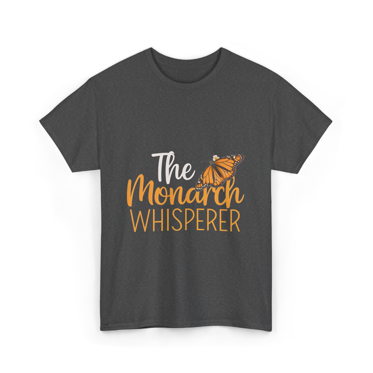 The Monarch Whisperer Butterfly Monarch T-Shirt - Dark Heather