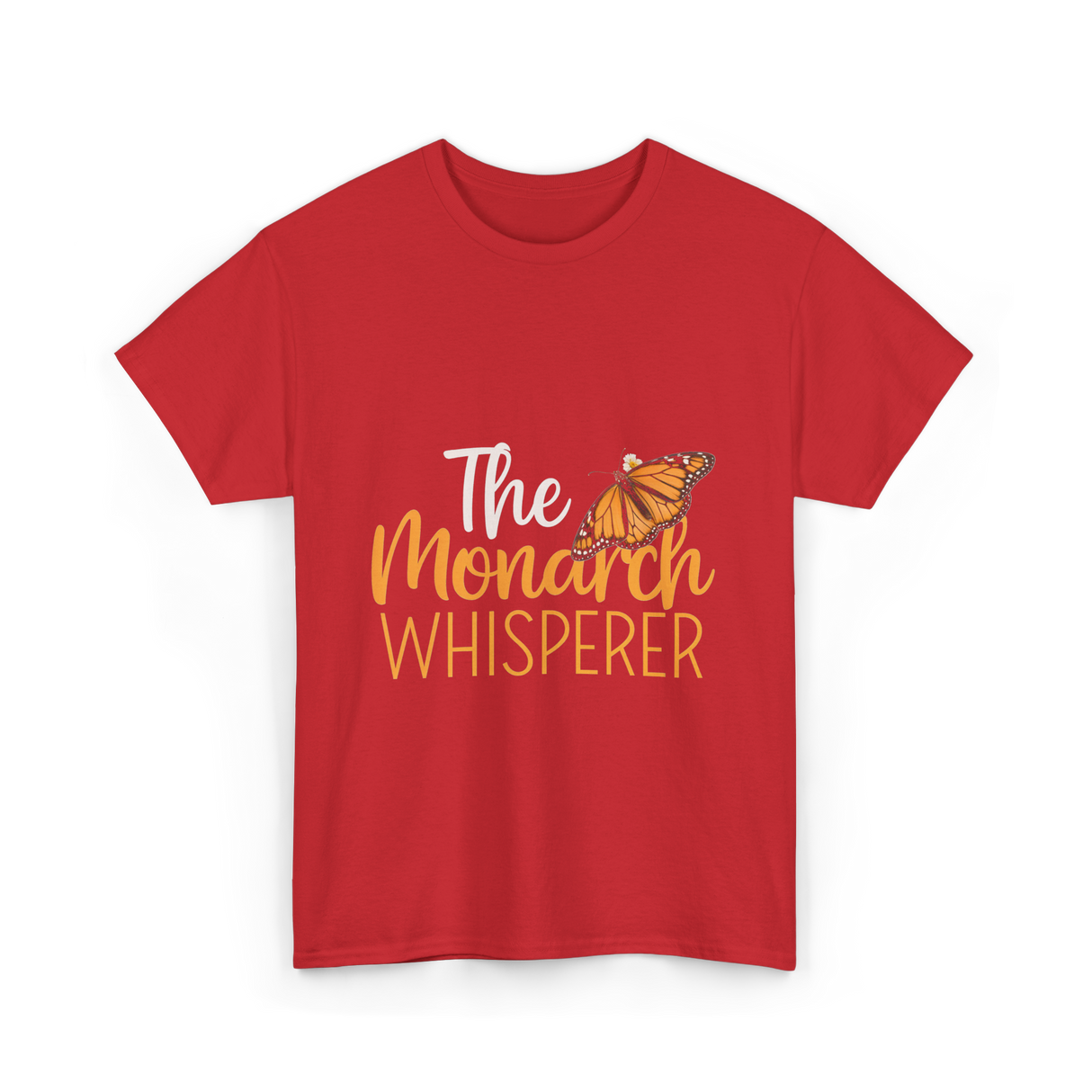 The Monarch Whisperer Butterfly Monarch T-Shirt - Red