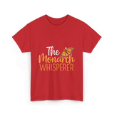 The Monarch Whisperer Butterfly Monarch T-Shirt - Red