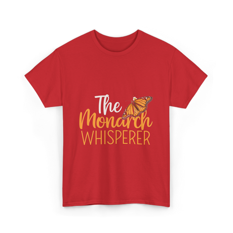 The Monarch Whisperer Butterfly Monarch T-Shirt - Red