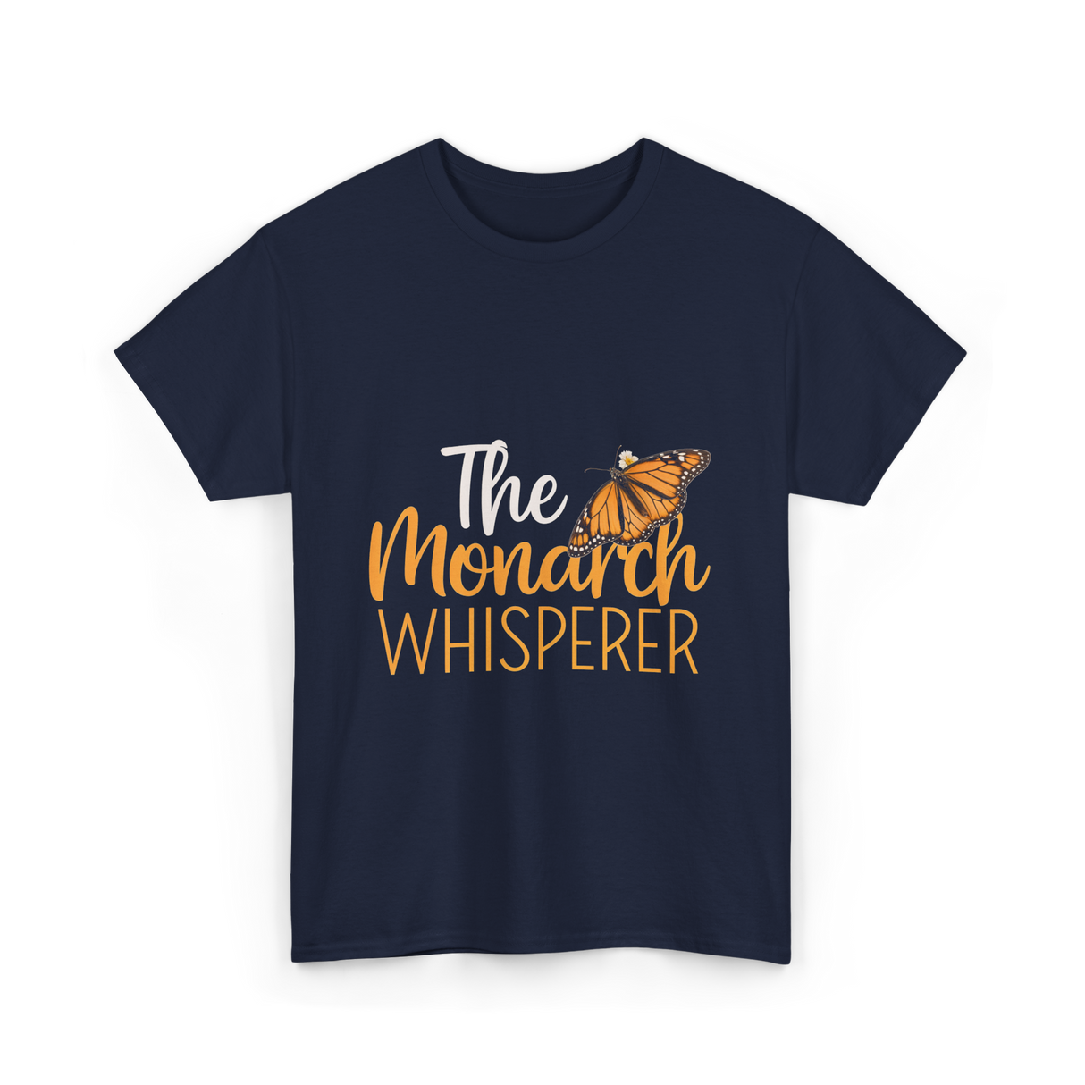 The Monarch Whisperer Butterfly Monarch T-Shirt - Navy