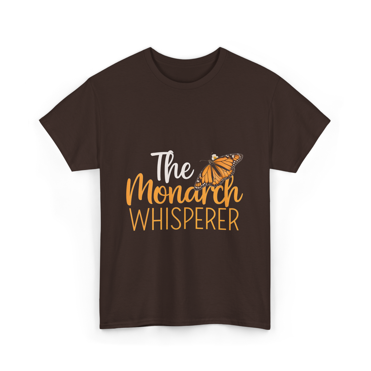 The Monarch Whisperer Butterfly Monarch T-Shirt - Dark Chocolate