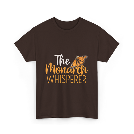 The Monarch Whisperer Butterfly Monarch T-Shirt - Dark Chocolate