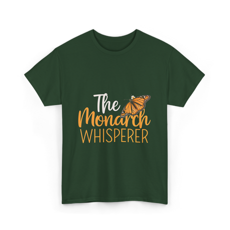 The Monarch Whisperer Butterfly Monarch T-Shirt - Forest Green