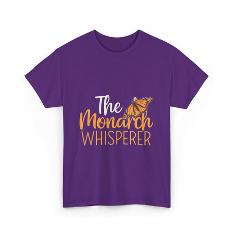 The Monarch Whisperer Butterfly Monarch T-Shirt - Purple