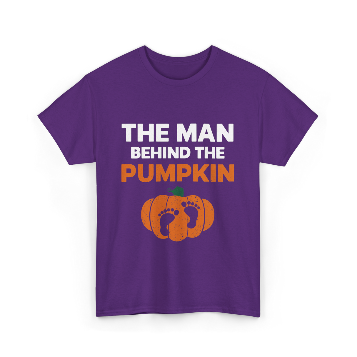 The Person Behind Pumpkin T-Shirt - Purple