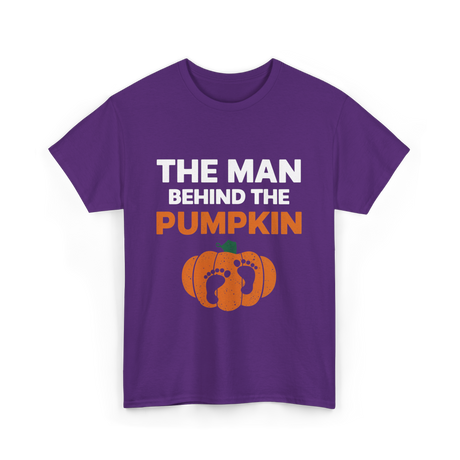 The Person Behind Pumpkin T-Shirt - Purple