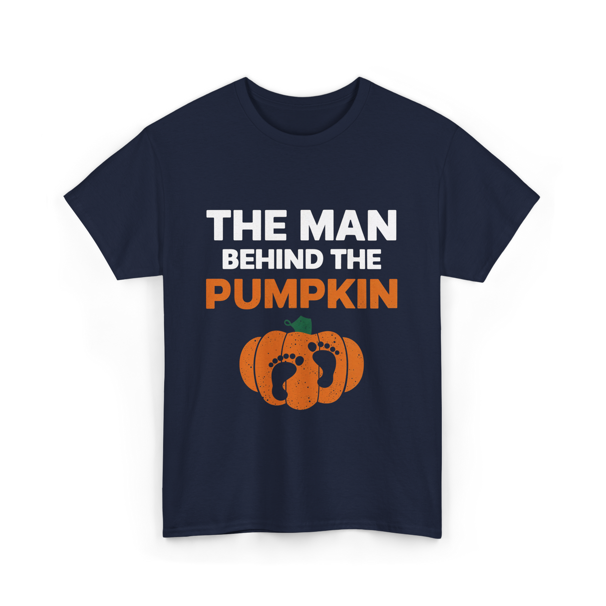 The Person Behind Pumpkin T-Shirt - Navy