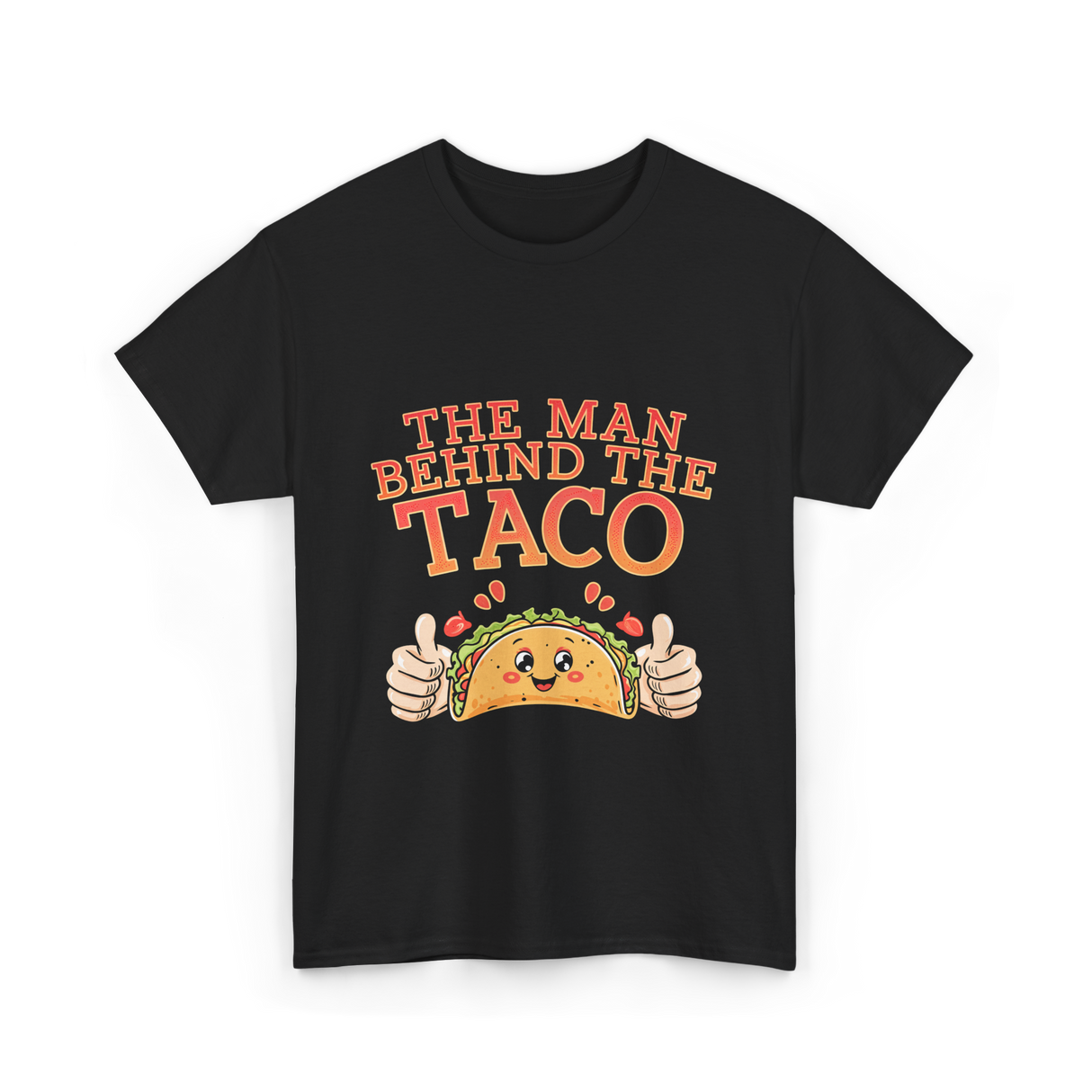 The Person Behind The Taco T-Shirt - Black