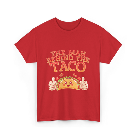 The Person Behind The Taco T-Shirt - Red