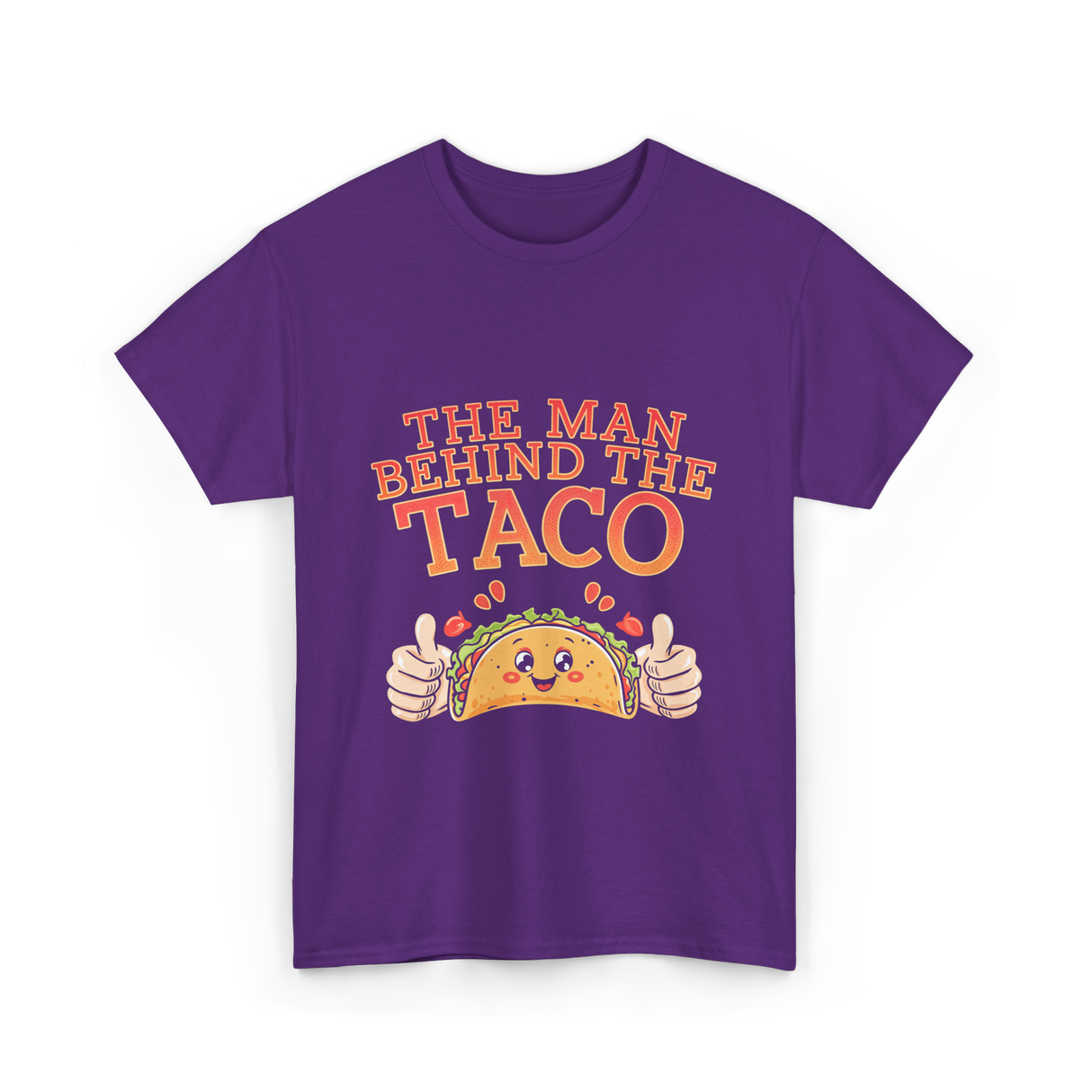 The Person Behind The Taco T-Shirt - Purple