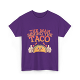 The Person Behind The Taco T-Shirt - Purple