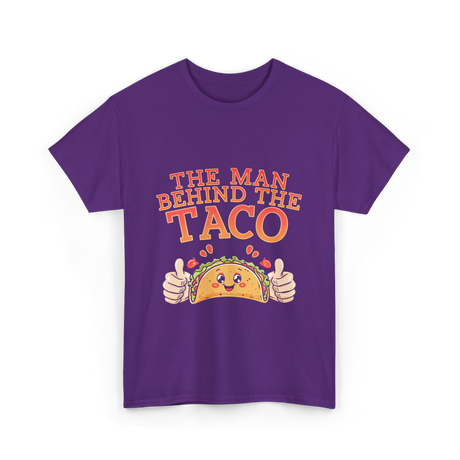 The Person Behind The Taco T-Shirt - Purple