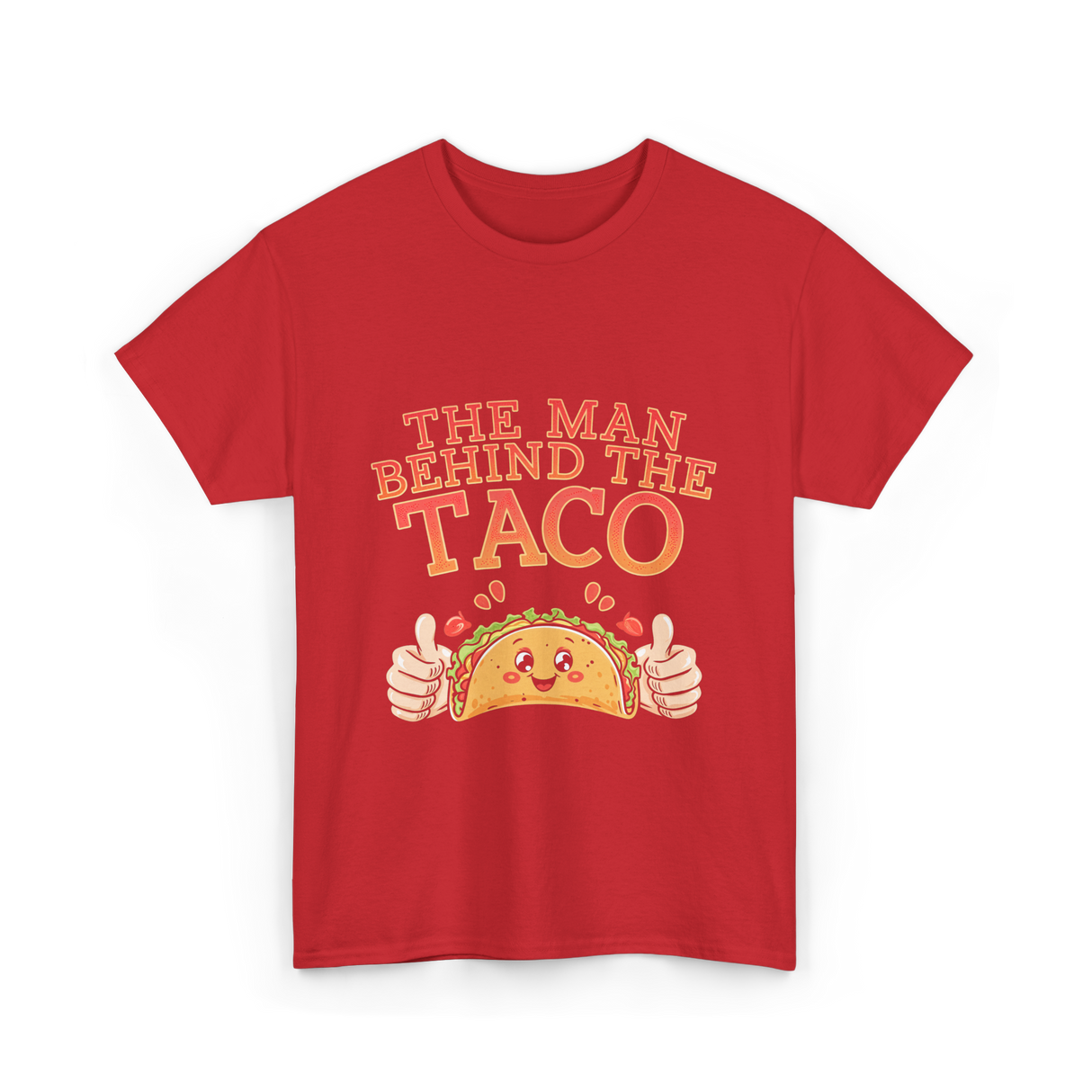 The Person Behind The Taco T-Shirt - Red