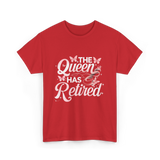 The Queen Has Retired Floral T-Shirt - Red